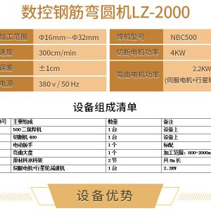 數控鋼筋彎圓機